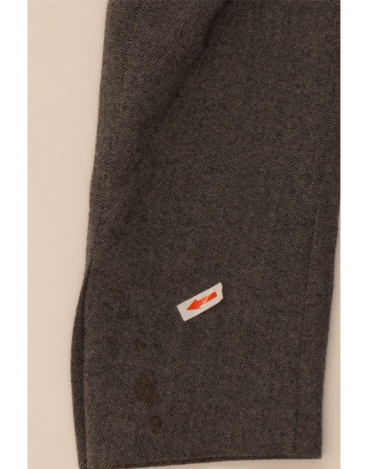 Giacca blazer slim fit da uomo Marks & Spencer a 2 bottoni UK 42 grande lana grigia