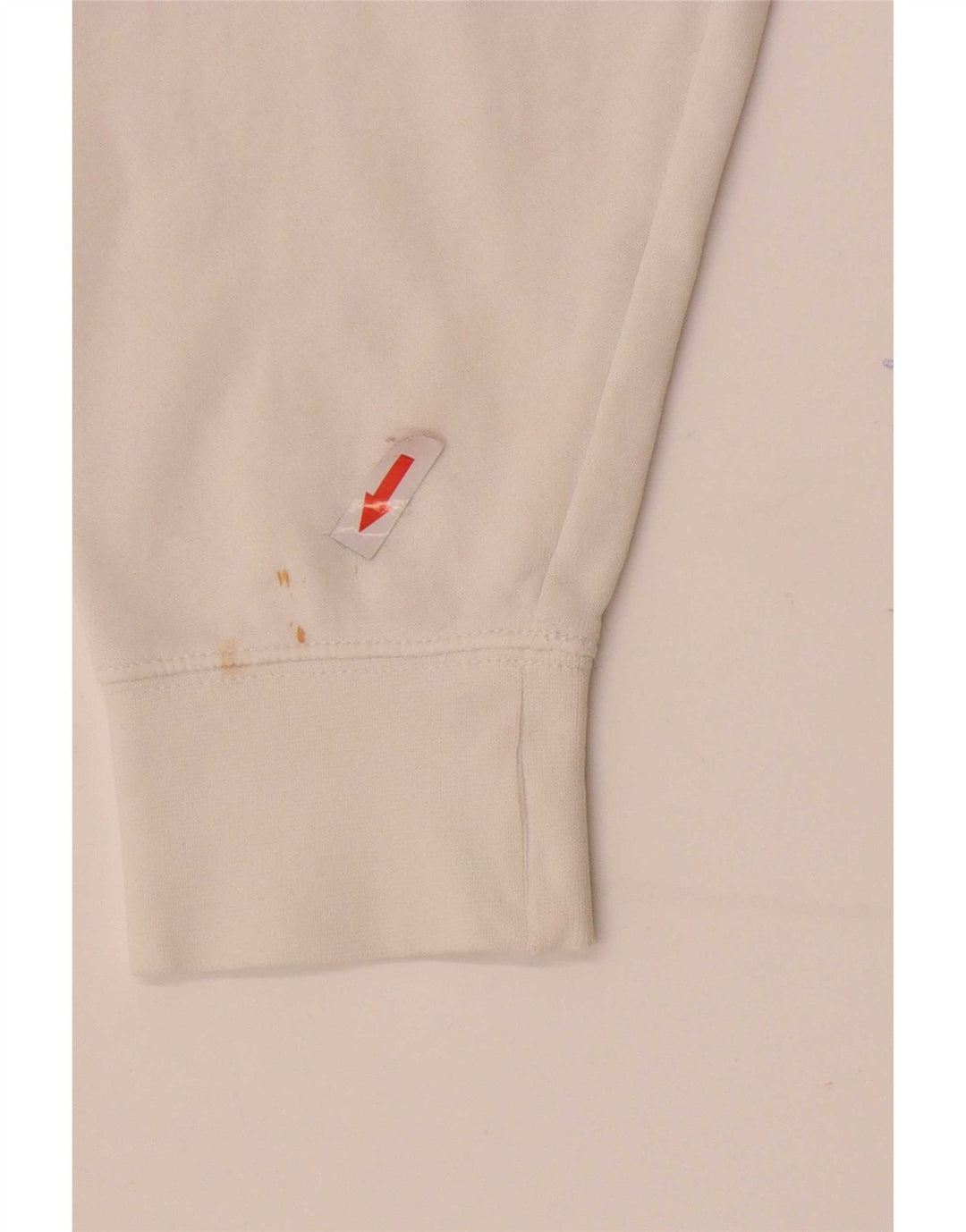 Maglia con cappuccio Nike da uomo in cotone bianco medio