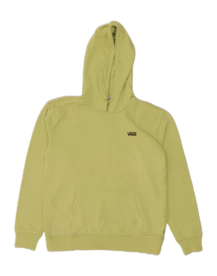 VANS Mens Hoodie Jumper Small Green Cotton Vintage Vans and Second-Hand Vans from Messina Hembry 
