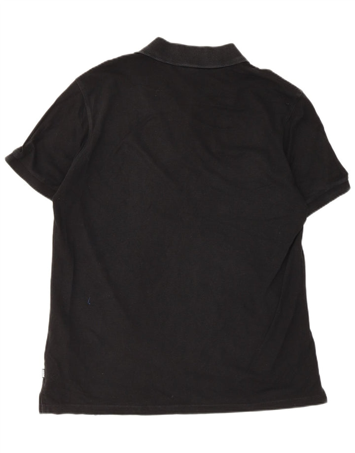 Polo da uomo Hugo Boss XL in cotone nero