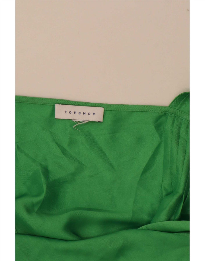 Topshop Womens Sundress UK 18 XL Green