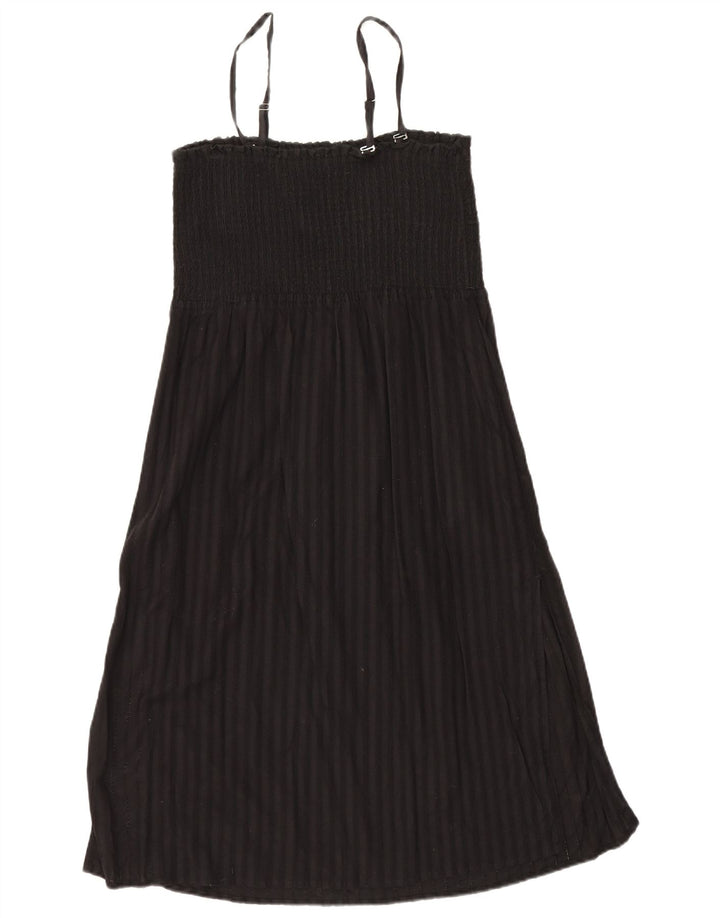 Vestito estivo da donna Marks & Spencer UK 16 grande cotone a righe nere