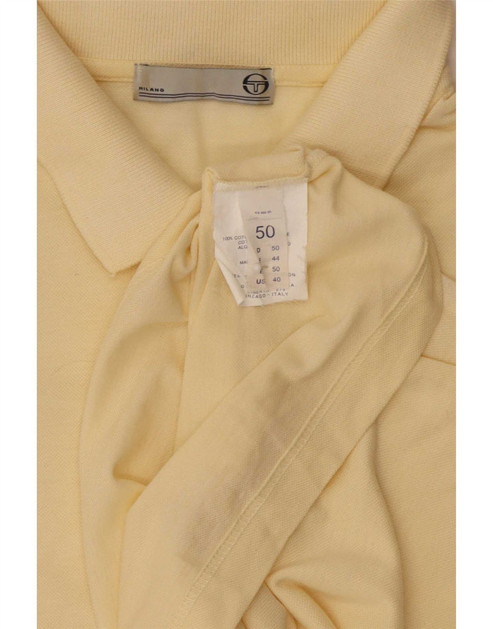 Polo Uomo Sergio Tacchini IT 50 Giallo Medio Cotone