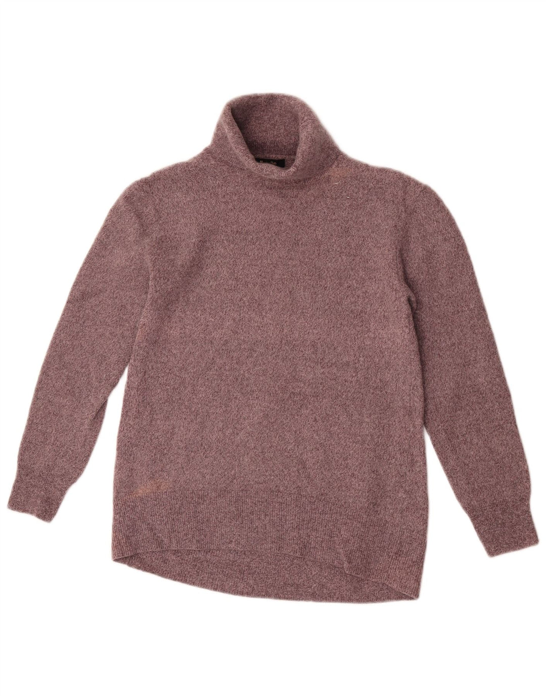 Maglione maglione a collo alto da donna Massimo Dutti UK 8 piccolo in lana grigia