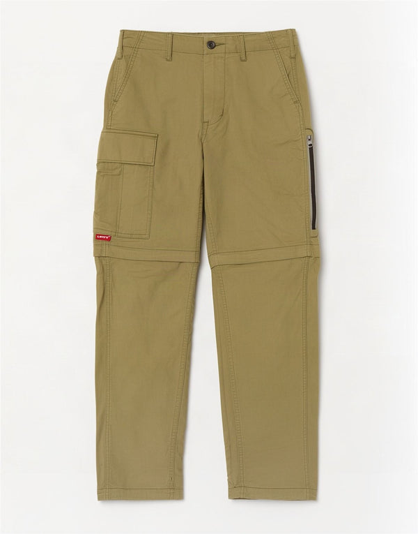 Pantaloni cargo dritti da uomo Levi's W30 L27 cotone kaki