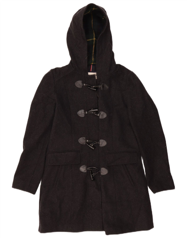 Montgomery con cappuccio da donna Tommy Hilfiger UK 10 piccolo grigio lana