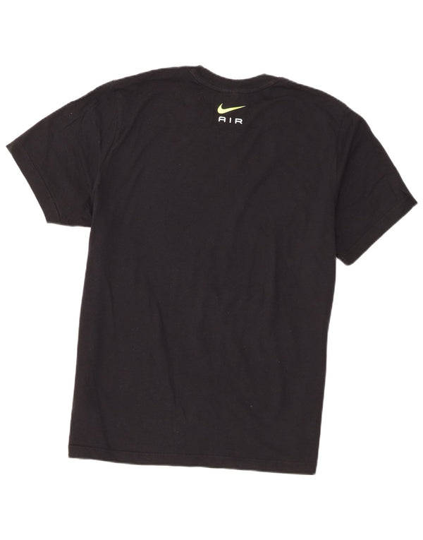 T-shirt grafica da uomo Nike Top grande in cotone nero