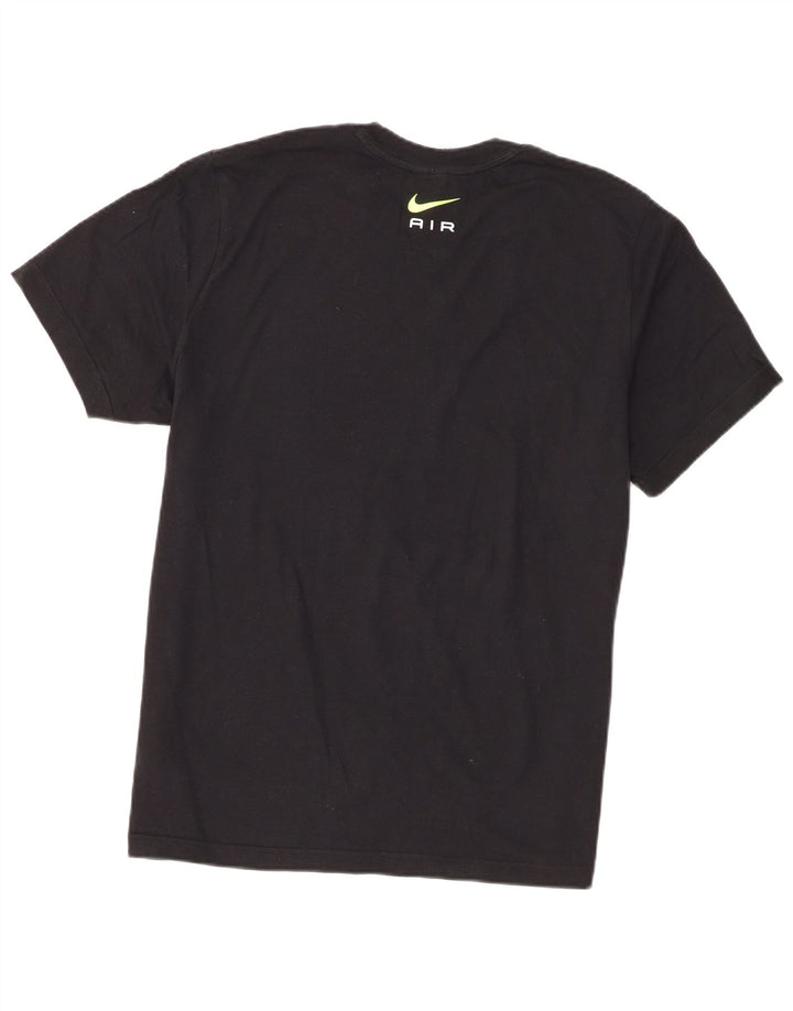 T-shirt grafica da uomo Nike Top grande in cotone nero