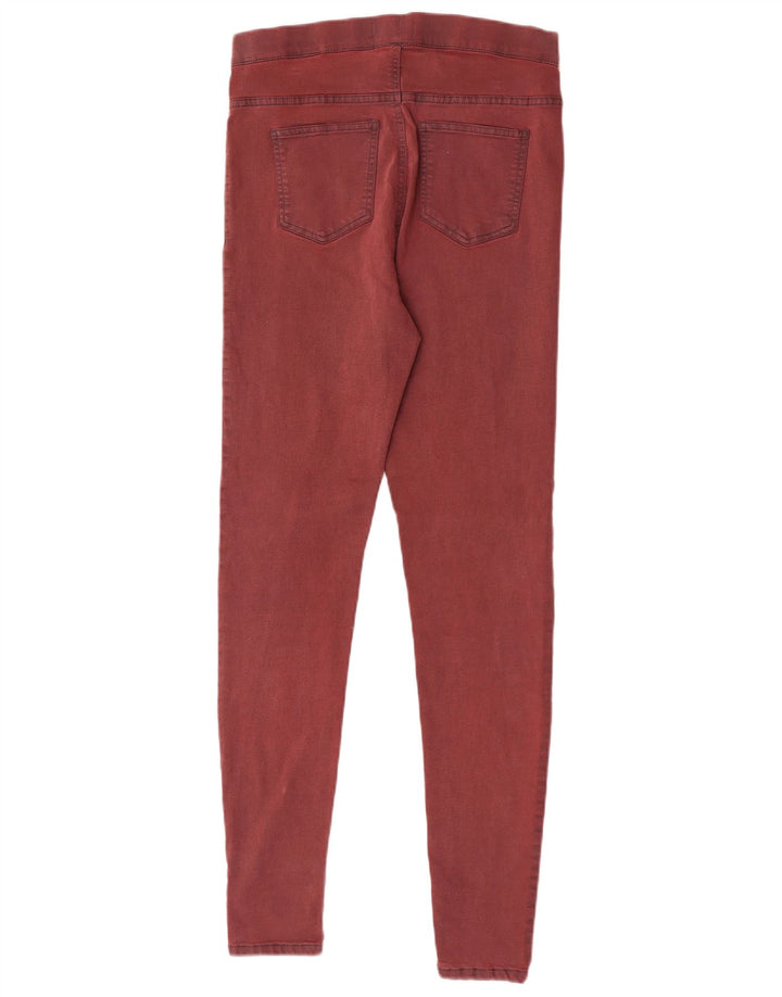 Jeans Jeggings da donna Marks & Spencer UK 12 medio W30 L30 cotone rosso