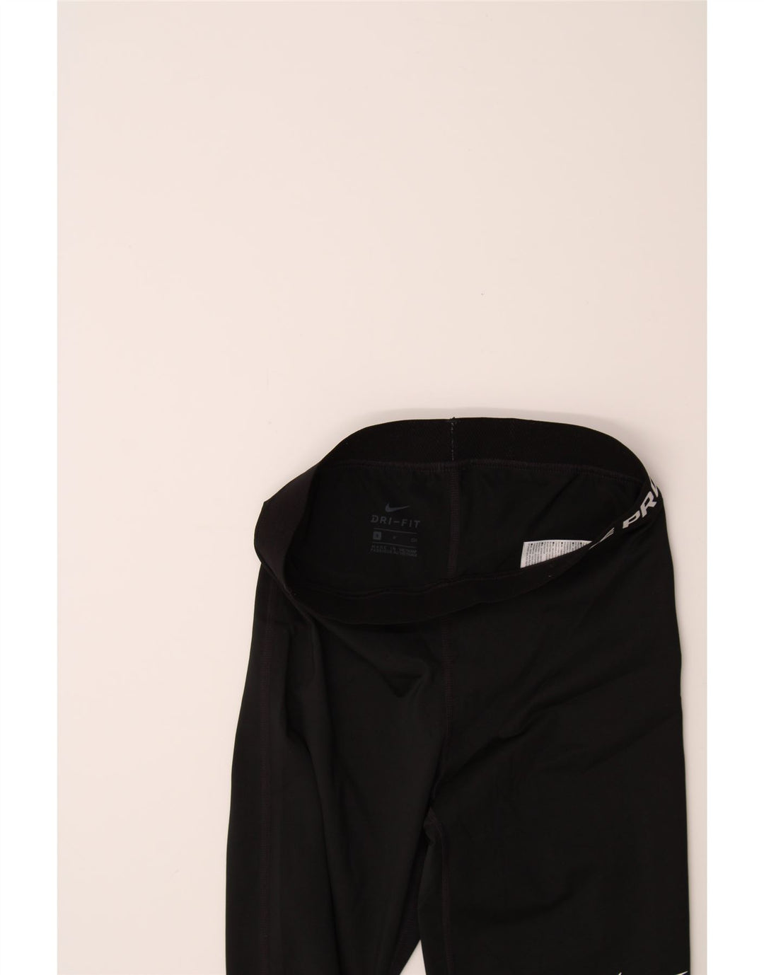 NIKE Womens Dri Fit Graphic Tracksuit Trousers UK 8 Small  Black Polyester Vintage Nike and Second-Hand Nike from Messina Hembry 