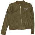 Giubbotto bomber corto da donna Dubai Hard Rock Cafe UK 14 Poliestere verde medio