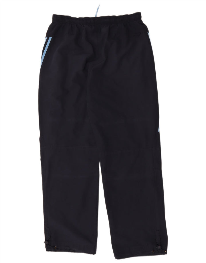 Pantaloni da tuta da uomo Adidas medi in poliestere blu navy