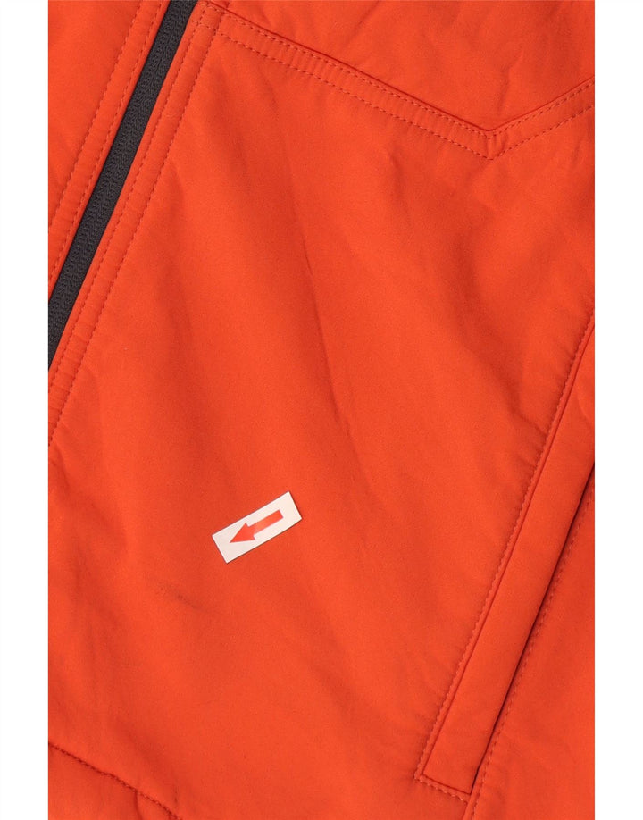 Giacca a vento con cappuccio da uomo Zara UK 36 piccola rossa in poliestere