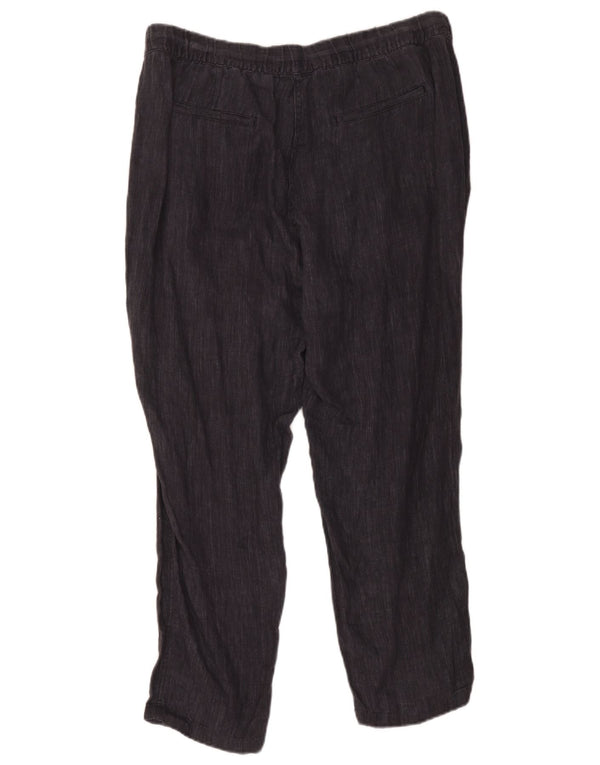 Pantaloni chino dritti da donna Marks & Spencer UK 16 Large W34 L26 Grigio