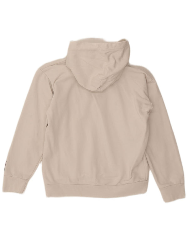 Felpa con cappuccio grafica da donna Diesel UK 10 piccola in cotone bianco
