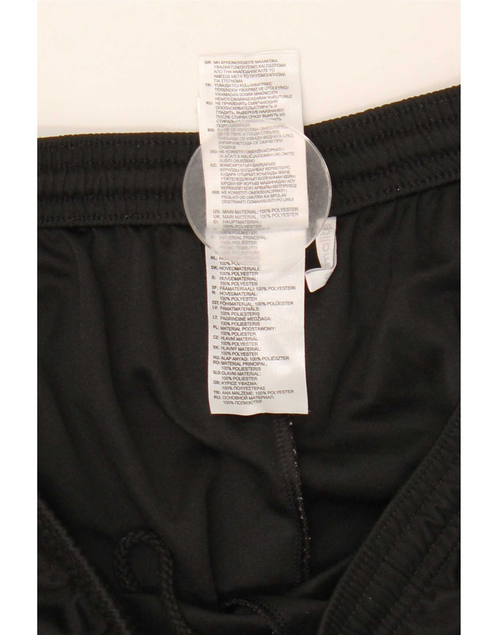 Pantaloncini sportivi Adidas Climalite da uomo grandi in poliestere nero