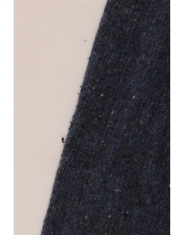 Maglione da uomo con collo abbottonato di White Stuff, grande blu navy screziato