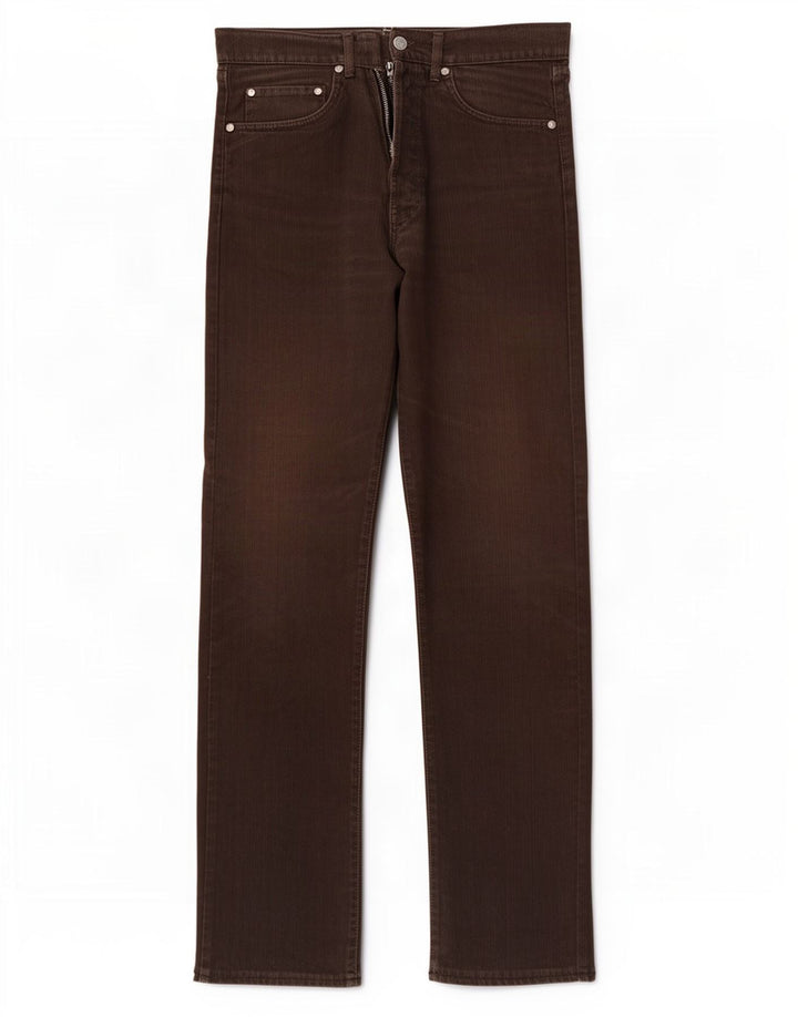 Jeans dritti da uomo Gas W30 L32 in cotone marrone