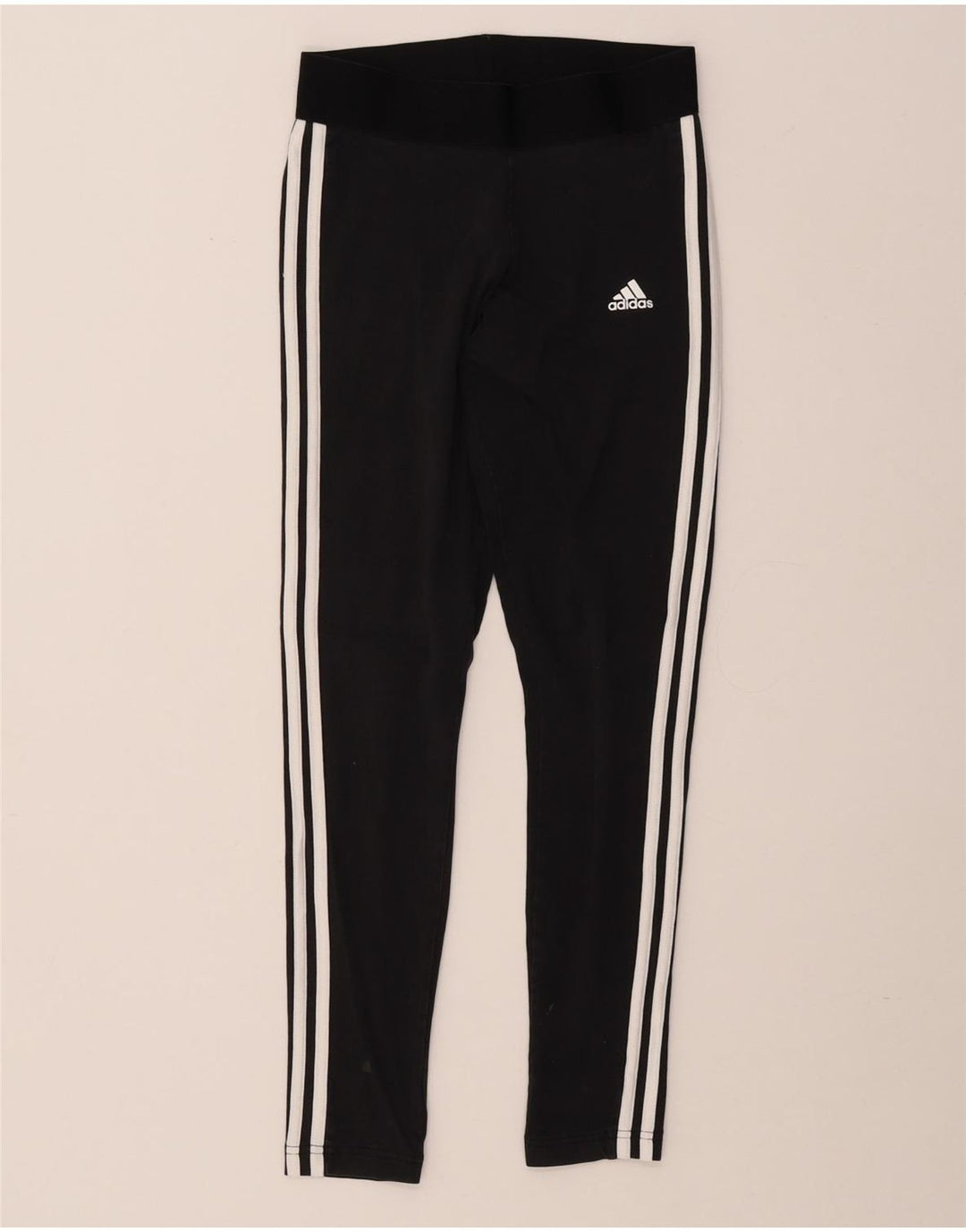 Leggings attillati da donna ADIDAS UK 8/10 piccoli cotone nero