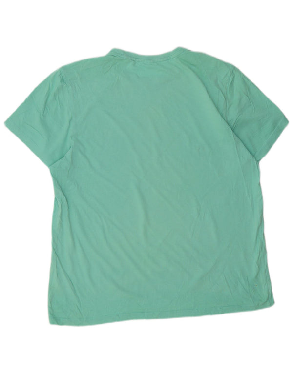 JACK WILLS T-shirt grafica da uomo dalla vestibilità classica, grande, in cotone verde