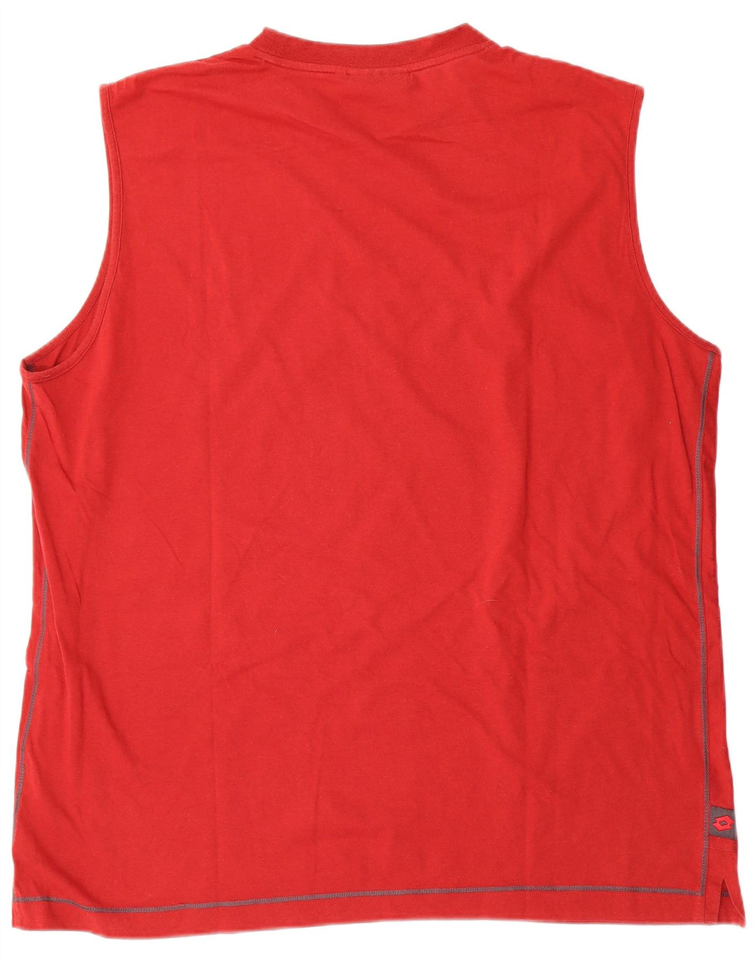 Canotta da uomo Lotto 2XL in cotone rosso