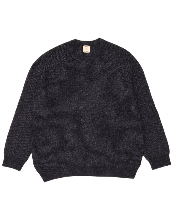 Maglione maglione girocollo da uomo Marks & Spencer 2XL blu navy in poliammide