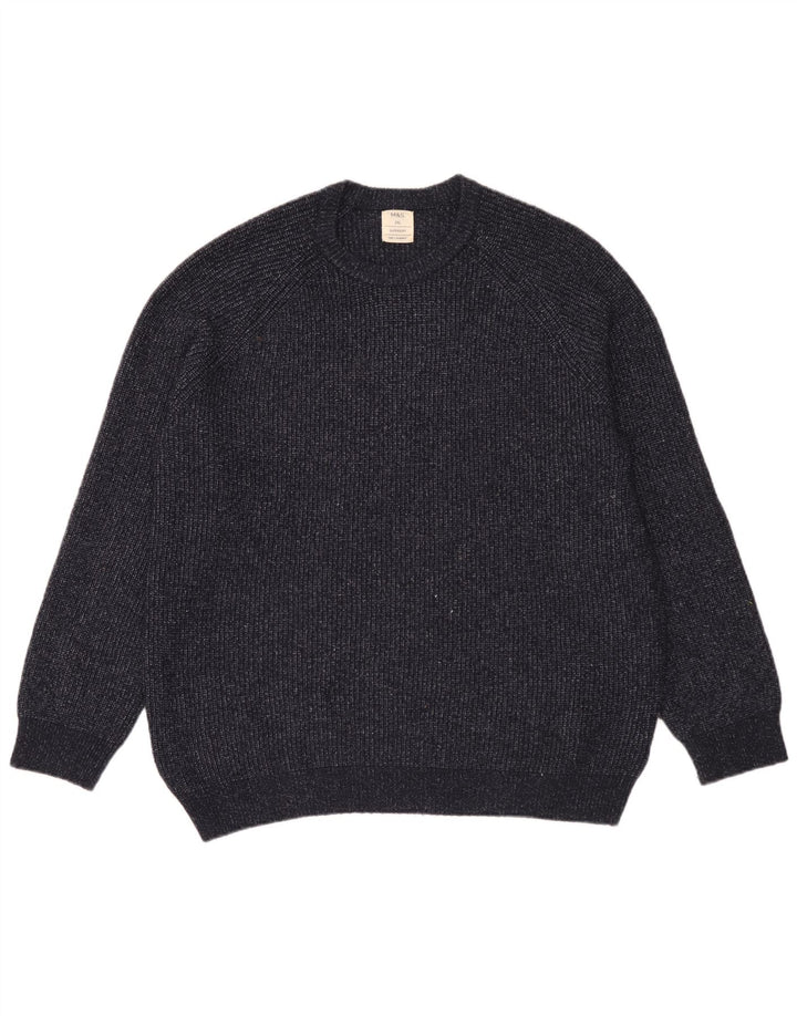Maglione maglione girocollo da uomo Marks & Spencer 2XL blu navy in poliammide