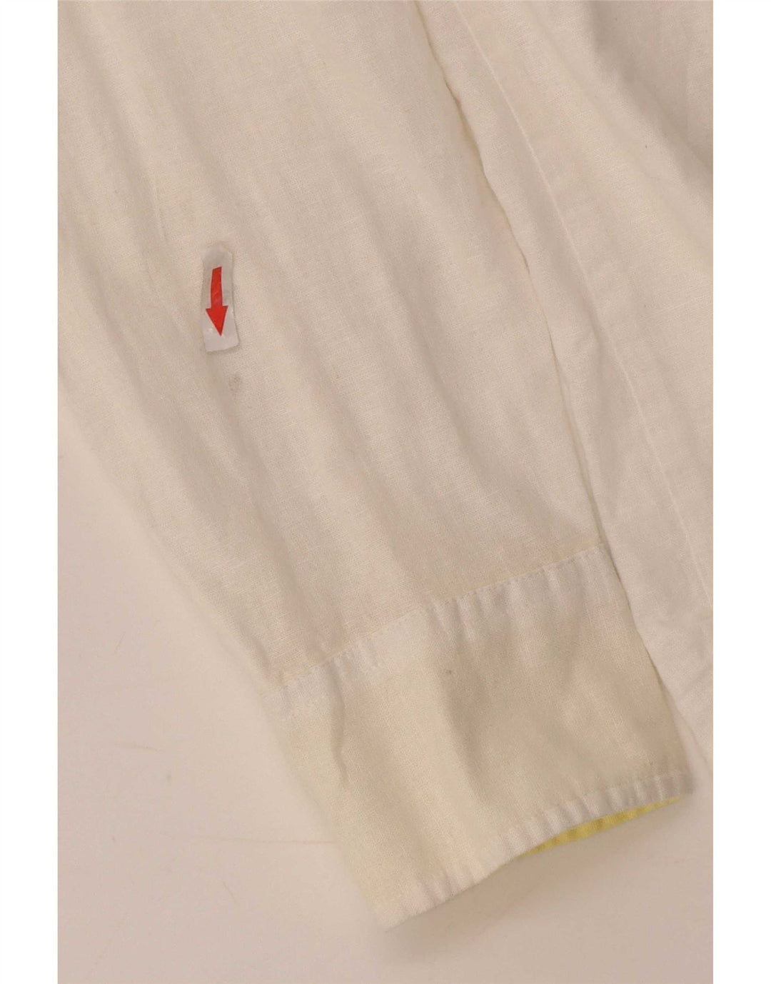 Camicia da uomo Pierre Cardin grande lino bianco