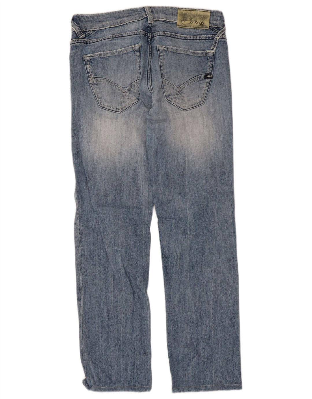 Jeans dritti da donna Gas W29 L34 cotone blu