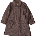 Cappotto in Pelle Donna Dibi IT 48 XL Pelle Marrone
