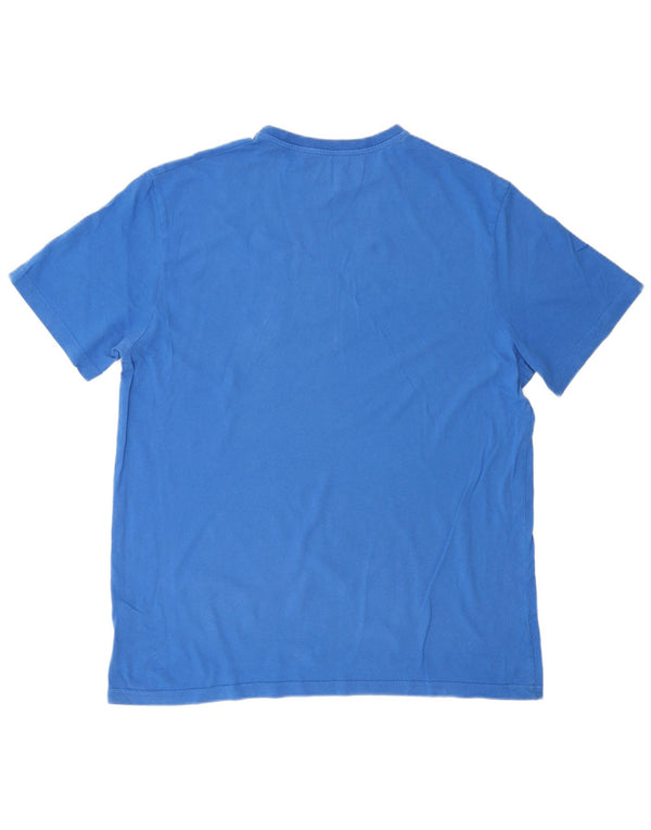 MITCHELL & NESS T-shirt grafica da uomo dei Los Angeles Lakers XL in cotone blu