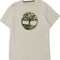 TIMBERLAND T-shirt grafica da uomo grande bianca