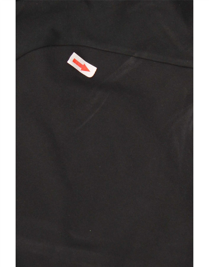 Maglia da tuta Nike Dri Fit con zip e collo pullover da uomo, poliestere nero medio