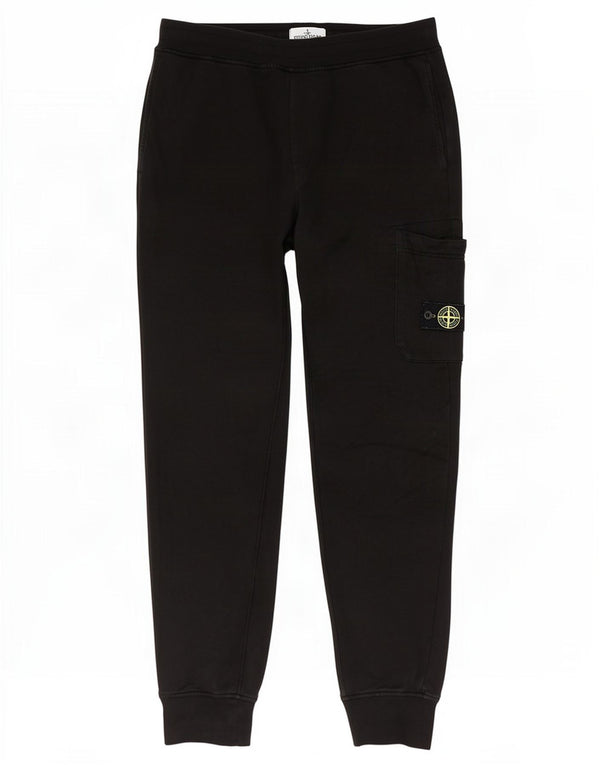 Pantaloni da tuta cargo da ragazzo Stone Island Joggers 13-14 anni in cotone nero