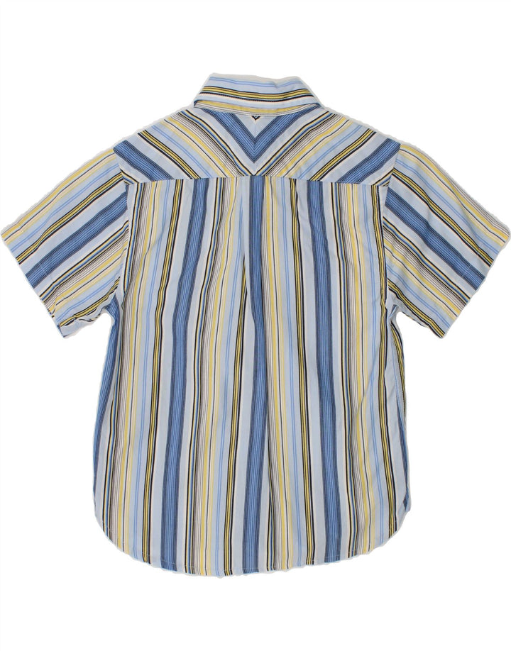 TOMMY HILFIGER Boys Short Sleeve Shirt 3-4 Years Multicoloured Striped Vintage Tommy Hilfiger and Second-Hand Tommy Hilfiger from Messina Hembry 