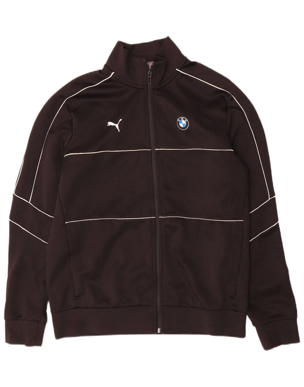 Giacca da tuta da uomo Puma BMW Motorsport, cotone medio a righe nere
