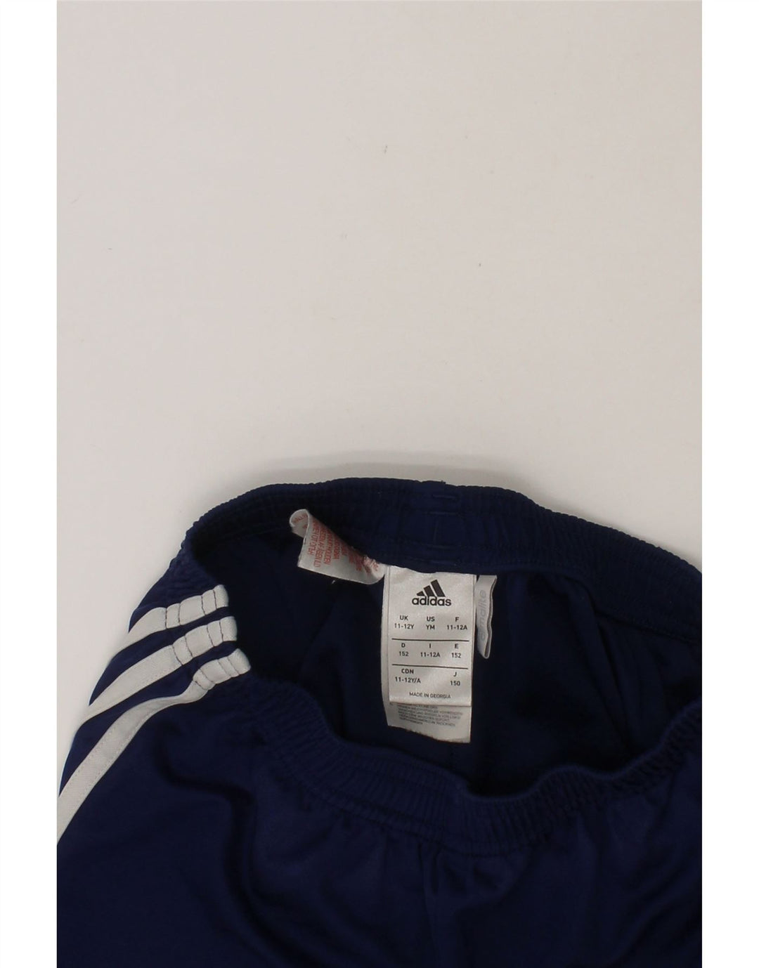 ADIDAS Boys Climalite Sport Shorts 11-12 Years  Navy Blue Polyester Vintage Adidas and Second-Hand Adidas from Messina Hembry 