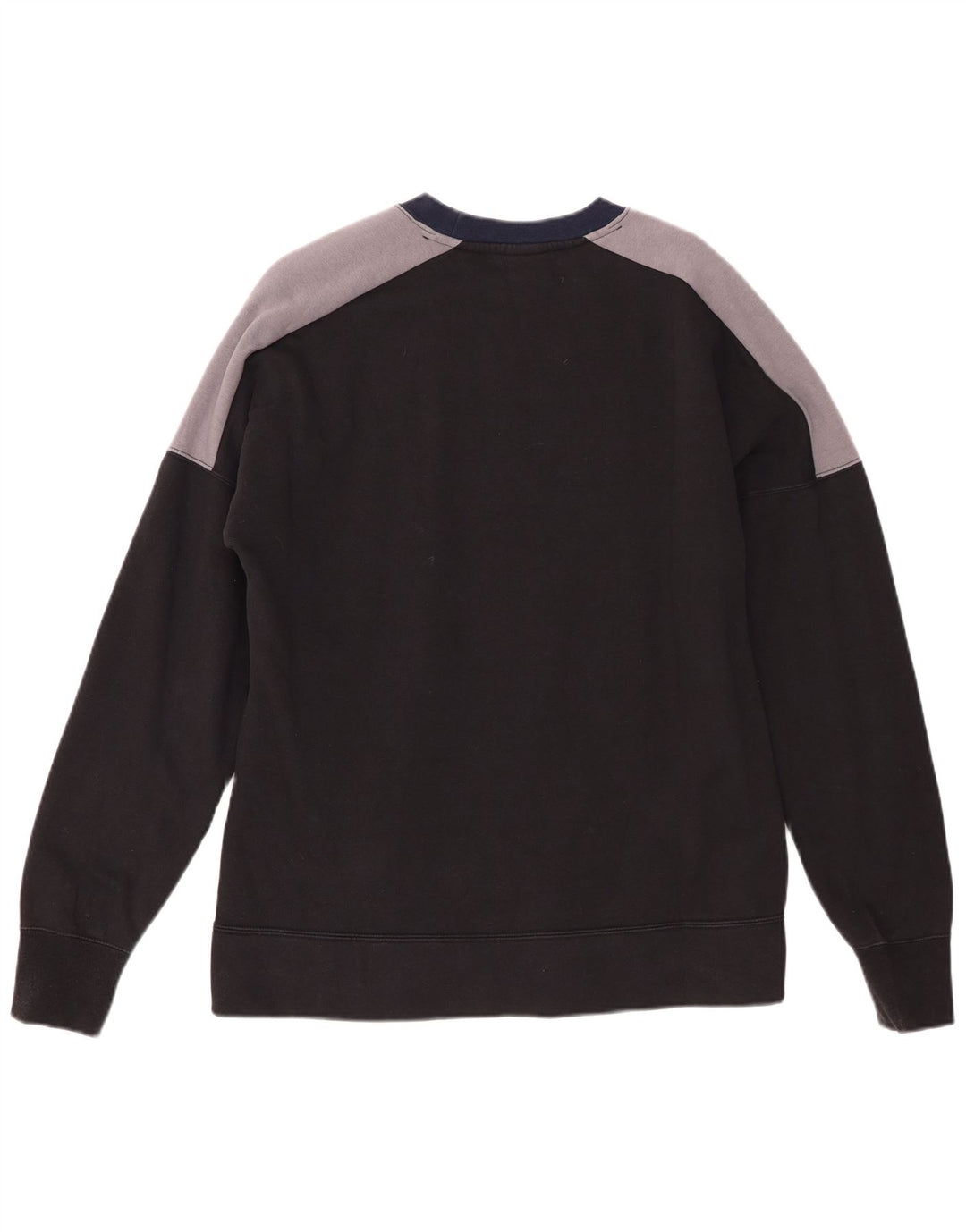 Felpa grafica da uomo Nike Felpa media in cotone color block blu navy