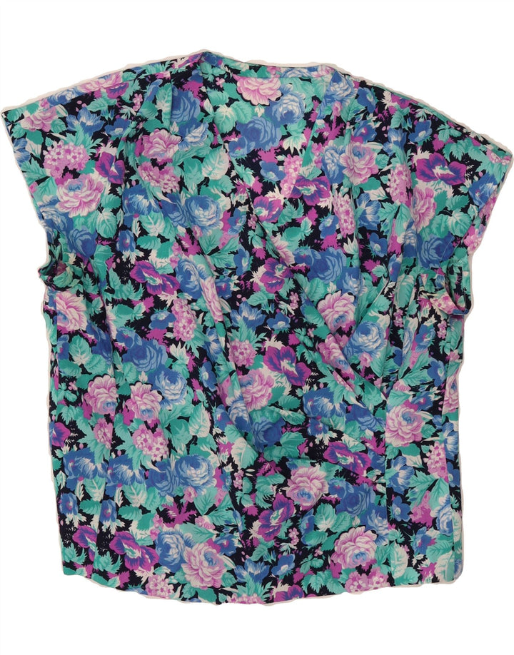 VINTAGE Womens 2 Piece Set UK 14 Medium Multicoloured Floral Vintage Vintage and Second-Hand Vintage from Messina Hembry 