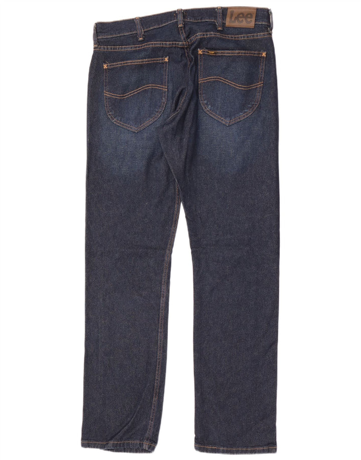 Jeans slim da uomo Lee W34 L32 in cotone blu navy