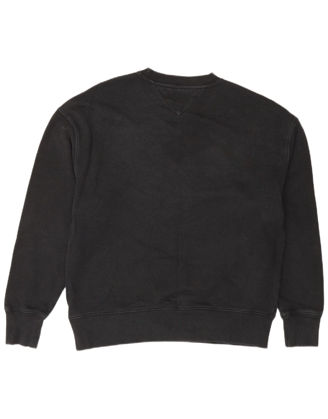 Tommy Hilfiger Uomo Felpa grafica Maglione Piccolo Nero Colourblock