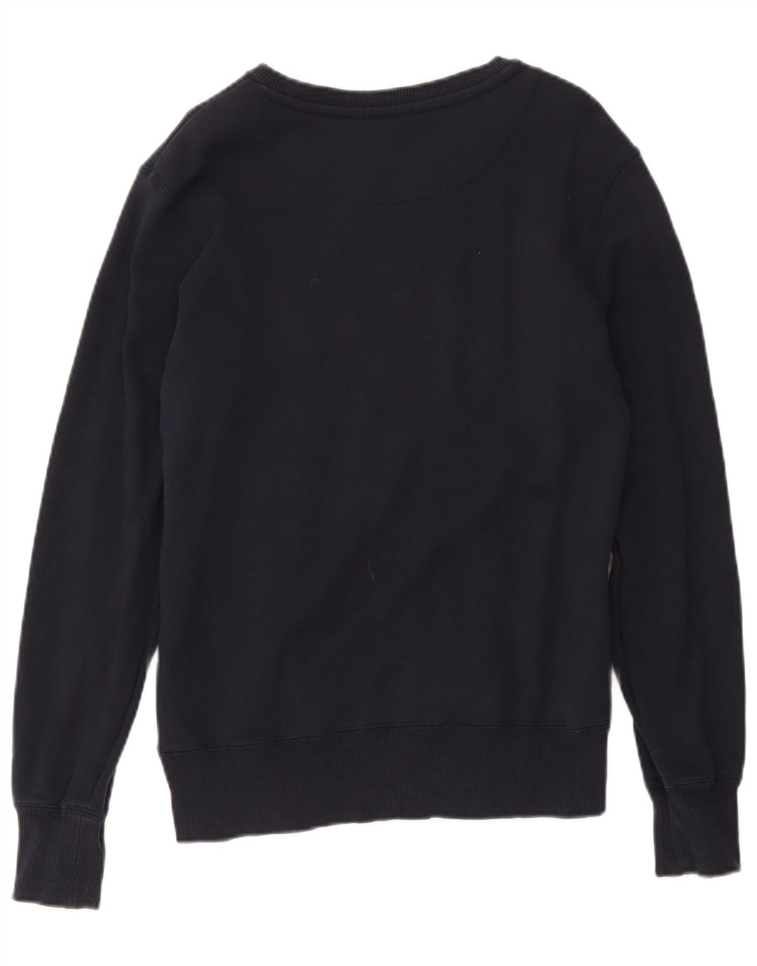 Felpa con grafica Nike da donna, maglione, UK 14, cotone blu navy medio
