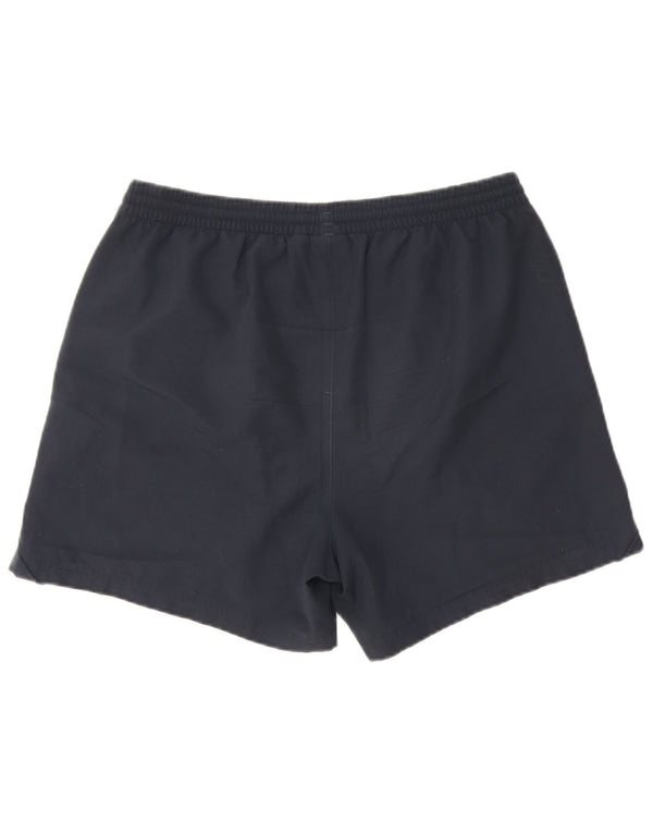 Pantaloncini sportivi da uomo Adidas Large blu navy in poliestere