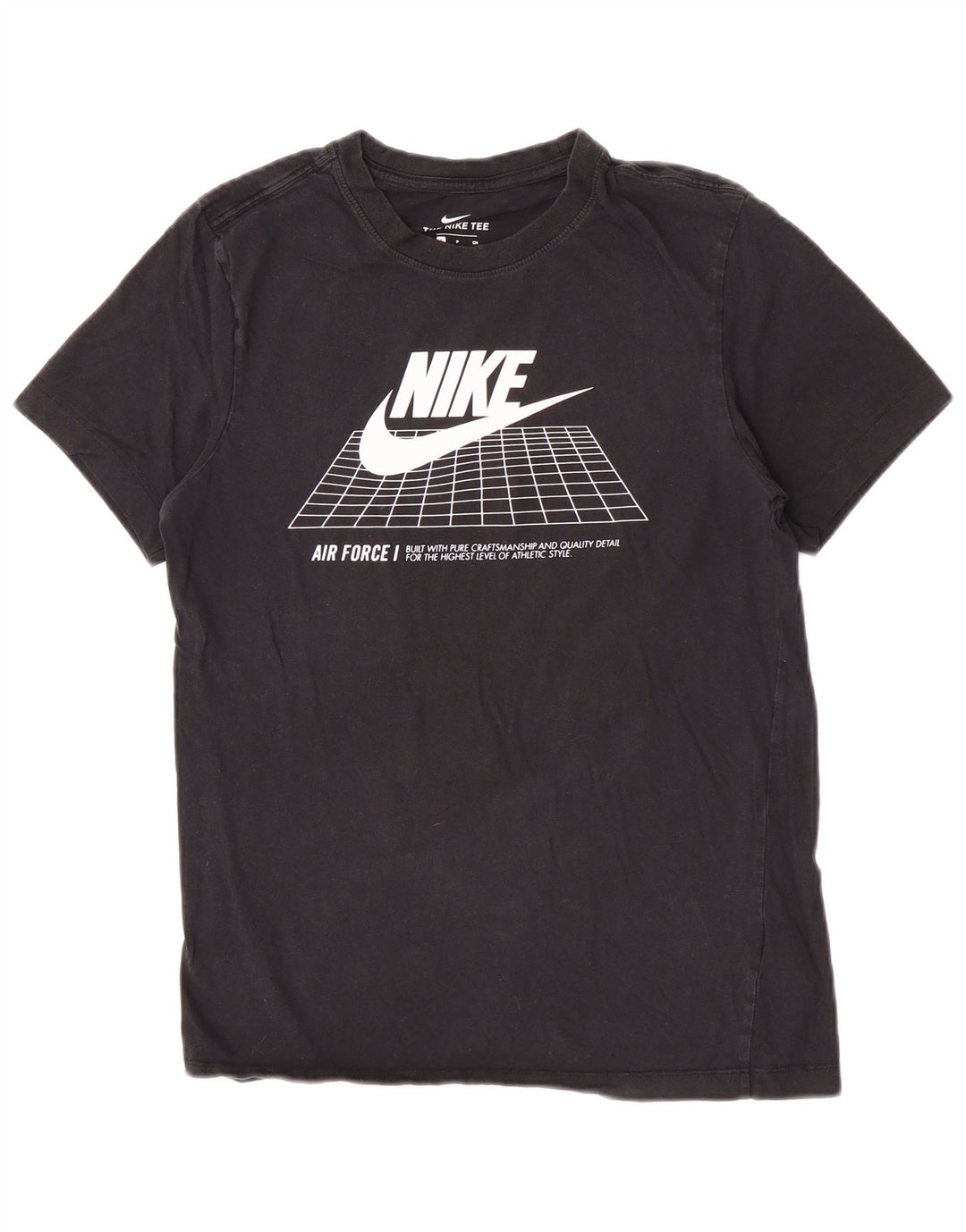 T-shirt grafica da uomo Nike Top Small in cotone nero