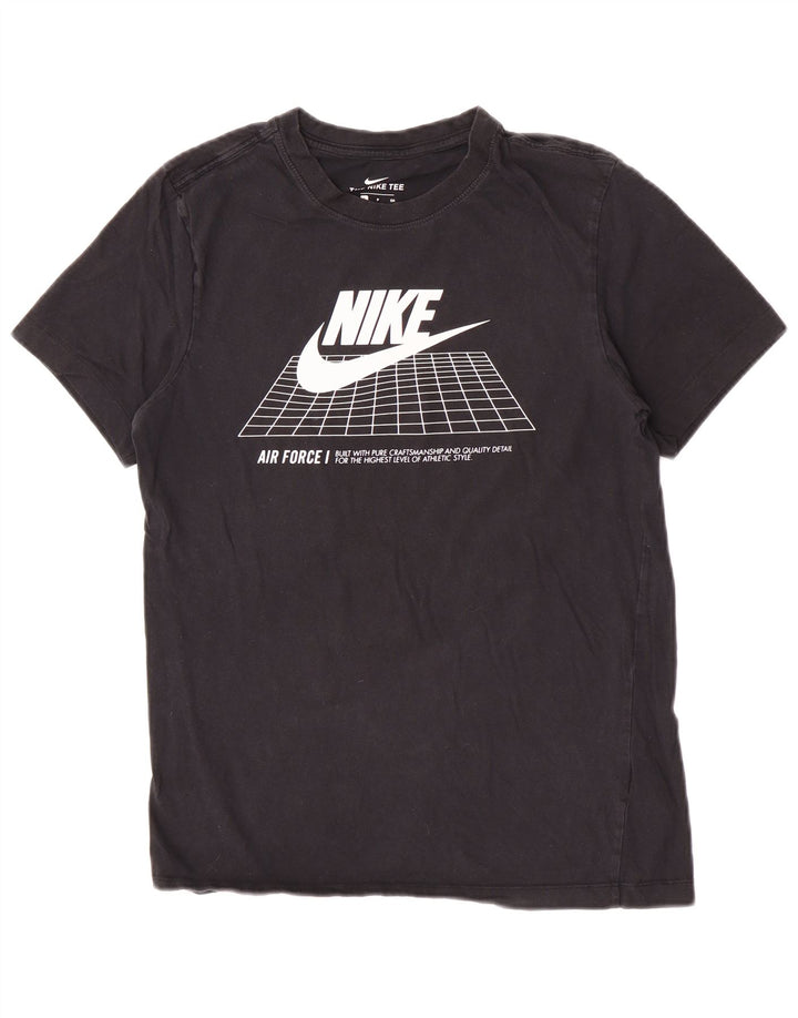 T-shirt grafica da uomo Nike Top Small in cotone nero