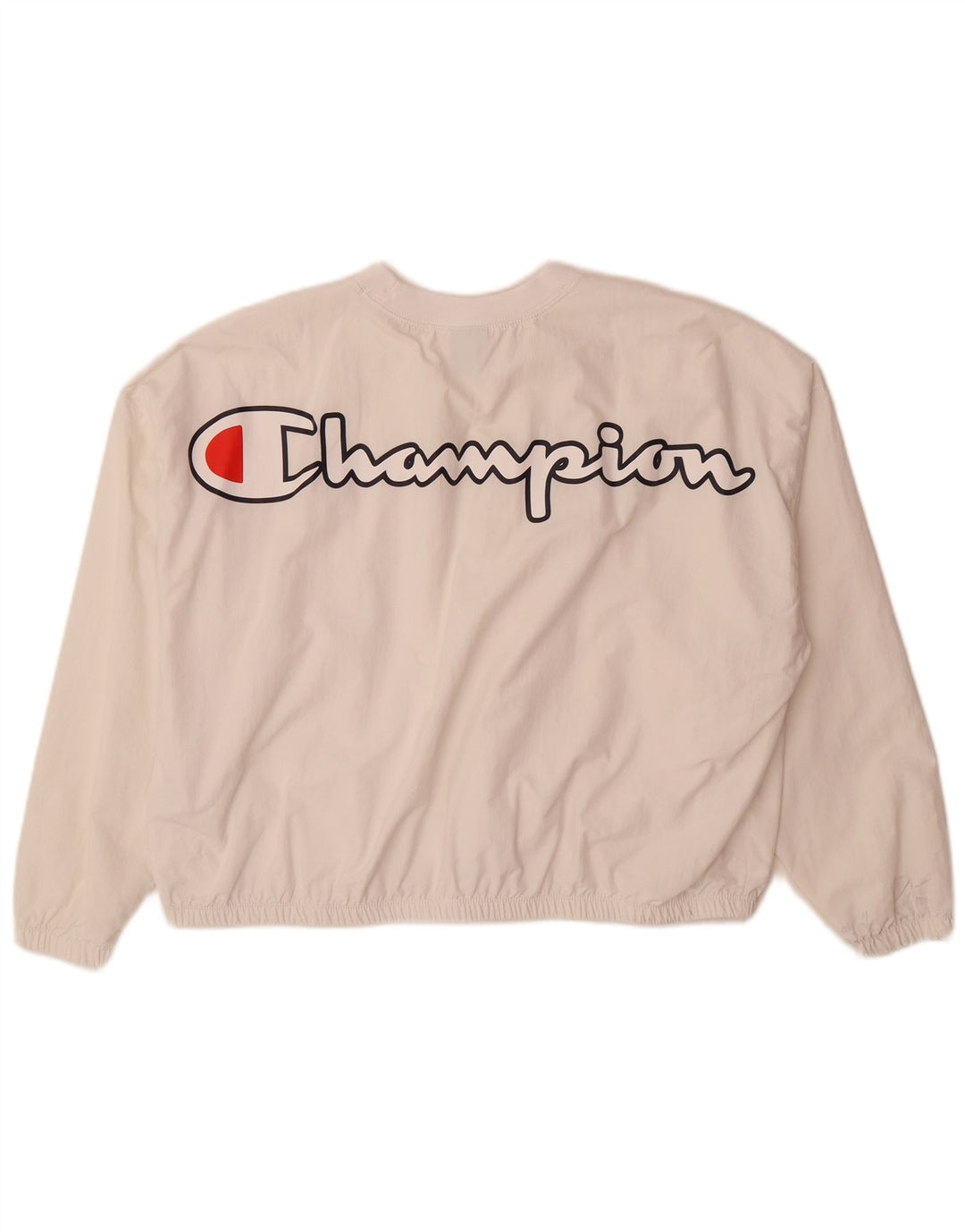 Tuta da ginnastica oversize con grafica Champion da donna UK 10 piccola bianca