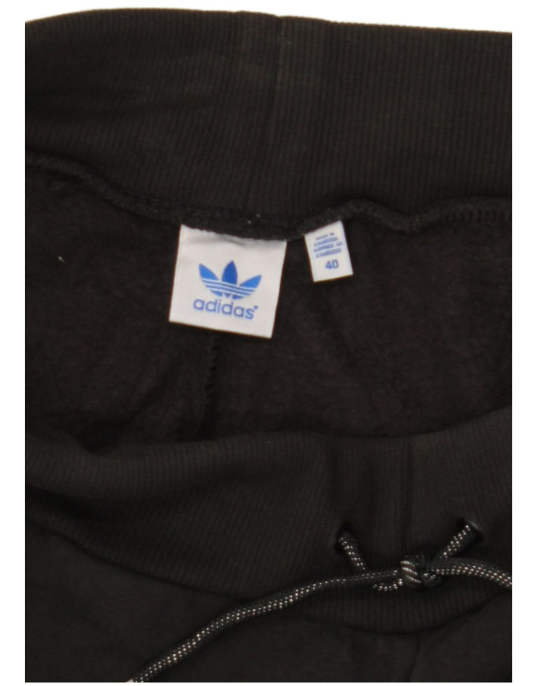 Pantaloncini sportivi Bermuda da donna ADIDAS EU 40 cotone nero medio