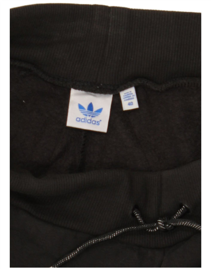 Pantaloncini sportivi Bermuda da donna ADIDAS EU 40 cotone nero medio