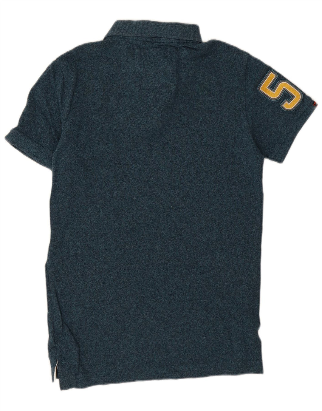 Polo grafica da uomo Superdry Small in cotone blu