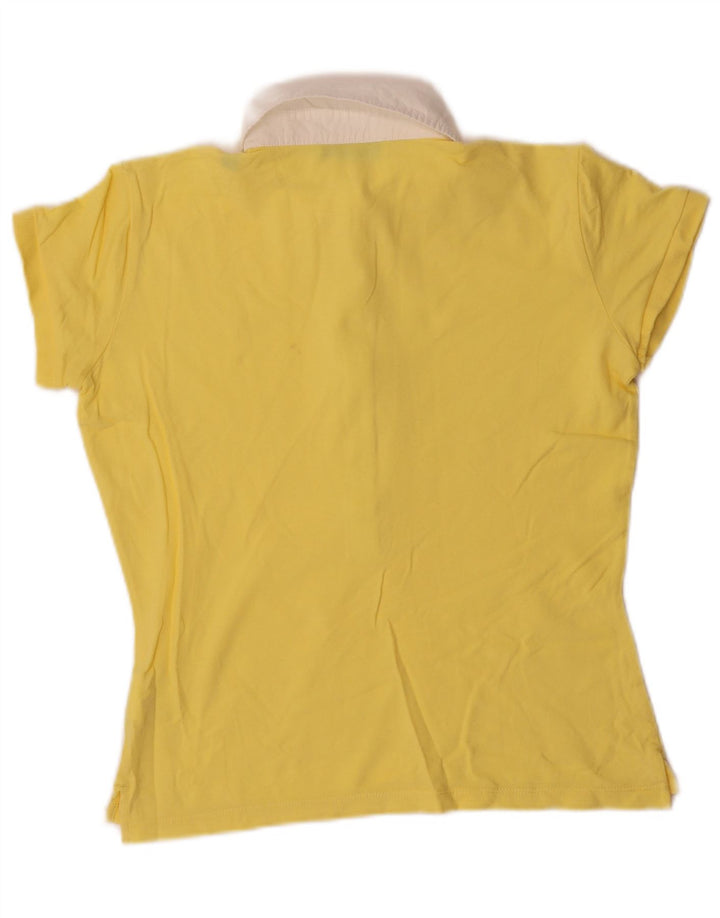 Polo Donna Trussardi UK 10 Small Giallo Cotone